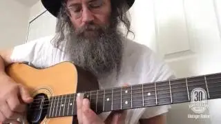 Lazer Lloyd sends bluesy best-wishes to Vintage Guitar magazine