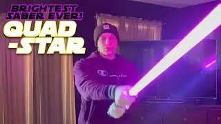 Shocking Lightsaber Breakthrough! The QUAD-STAR! Pixel Blade for Robert L. [4K]
