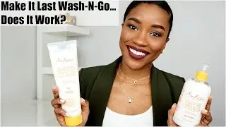 Do These Products REALLY Make Your Wash And Go Last? Demo + Review | Natural Hair