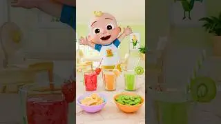 Let&rsquo;s Make Colorful Fruit Juice! 🍓🧃 #cocomelon  #shorts