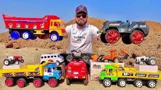 Die Cast Model Unboxing | Tata Truck, Mahindra Thar, Tractor Eicher, Ambulance, JCB, Backhoe Loader