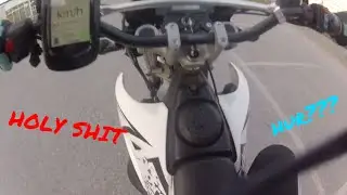 [Svensk Motovlogg] Ahxrider - Wheelie practice | F&ouml;rsta g&aring;ngen jag testar Bakhjul med dtn