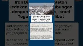 Pejabat Israel Tegaskan Tak Terlibat soal Ledakan Maut di Iran saat Hubungan dengan AS Memanas