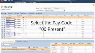 Kronos Tutorial Video