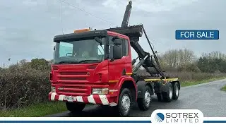 For Sale - New Stock From Sotrex: Scania P400 8 X 4 Hook Loader