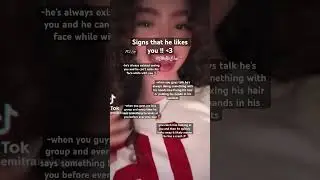Signs HE likes you 🫵🫵💗💗 credits: #kalogerasisters  #glowup#advice#blowup #school#crush #fyp #sub