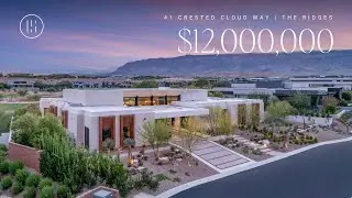 Carpe Diem | A Stunning $12M Estate at 41 Crested Cloud Way, The Ridges Las Vegas