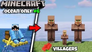 Я вылечил жителей деревни в своем океаническом мире Minecraft! Эпизод 6