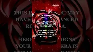 Chakra Healing | Signs you have a blocked root chakra... #chakras #chakra #chakrahealing #rootchakra