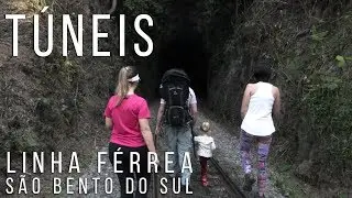 T&uacute;neis e Cachoeiras nos Trilhos da Estrada F&eacute;rrea em Rio Natal - S&atilde;o Bento do Sul