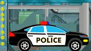 Auto della Polizia veicolo di emergenza + Più Video educativi per bambini