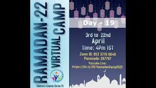 CIC Ramadan Virtual Camp Day 19