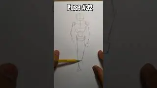 Drawing Walking Pose #art #drawing