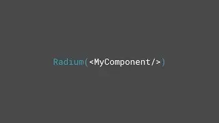 Styling React Components Preview: Radium