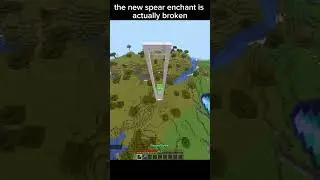 Minecraft New Update#minecraft #shorts #athletics #spear #minecraftupdate (tas)