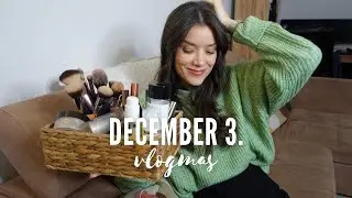 VLOGMAS #3 | Téli reggel | Smink rutin & termékek, amiket újravennék