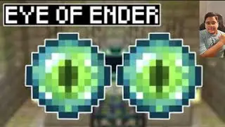MAKING EYE👁️  OF ENDER IN MINECRAFT🌍 BUT ANY BLOCK GIVES OP LOOT⚔️💎