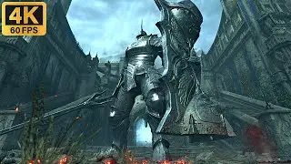 Demon's Souls Remake - Tower Knight Boss Fight [4K 60FPS] [PS5]