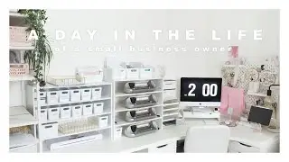 Studio Vlog 34 // A Day in the Life of a Small Business Owner // AD