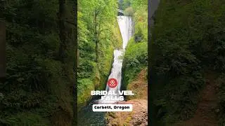 Bridal Veil Falls Oregon | Stunning Waterfall Hike in the Columbia River Gorge #fyp #shorts #short