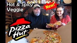 Pizza Hut&reg; 🍕 | SPICY LOVERS PIZZA - SPICY VEGGIE PIZZA | Taste Test & Review | JKMCraveTV