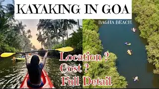 Kayaking in North Goa | Kayaking at Bagha Beach 😍 How to do kayaking 🚣Kayaking in Goa #goa #kayaking