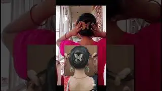 Amazing Easy Clutcher juda hairstyle hack👌🤗 try guys #youtubeshorts#viralshort #trendingshorts