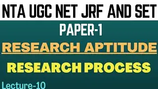 Research Process/Steps of Research | Research Aptitude | Paper-1 | NTA UGC NET JRF & SET
