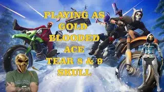 PLAYING AS GOLD BLOODED ACE TEAR 8 & 9 GOLD SKULL BACK BLING