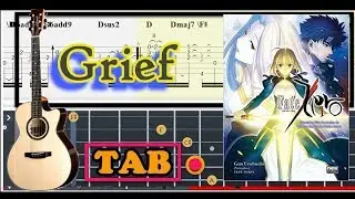 Guitar Tab - Grief (Fate/zero) OST Fingerstyle Tutorial Sheet Lesson #Anp