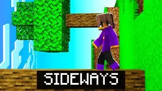 I'm Beating Minecraft SIDEWAYS and It's Insane!