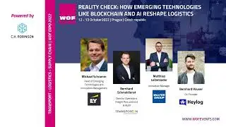 How emerging technologies reshape logistics - WOF EXPO Prague 2022