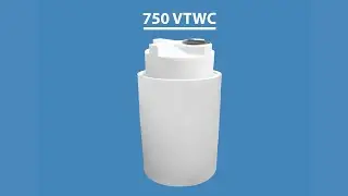 Dunmiers DVTWC 750 - 750 Gallon Vertical HDPE Tank With Containment Tank