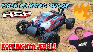 RC HSP ENGINE NITRO BUGGY! Gagal Test Drive!