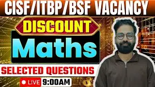 📘DISCOUNT II   BY R K SIR | CISF Driver Written Exam Maths | 100% Selection Strategy