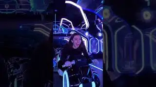 CRAZY NEW TRON RIDE IN DISNEYS MAGIC KINGDOM!! #disney #tron #tronride