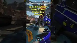 FAST High VS Low Sensitivity TIPS On Apex Legends #apexlegends