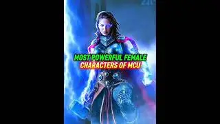 Most Powerful Female Characters In MCU #avengers #marvel #shorts