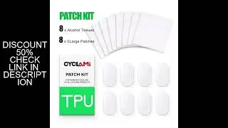 CYCLami Bike Inner Tube Tire Patch Patching Tools Repair Kit 8 Pieces Road MTB Folding Bicycle TPU M