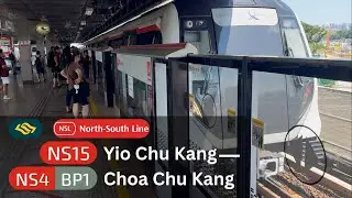 SMRT North South Line Alstom Movia R151 NS15 Yio Chu Kang - NS4 Choa Chu Kang