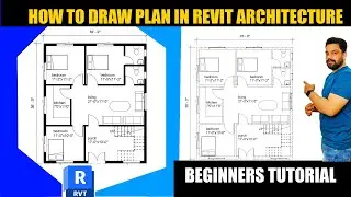 How to draw plan in Revit Architecture II Beginners tutorial
