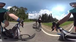 100 км на Синглспид. Garmin virb360.
