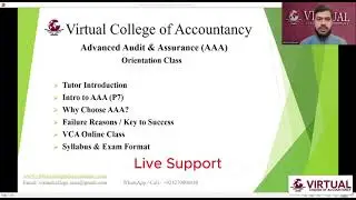 Advanced Audit & Assurance (AAA) Enrollment Open | Online & On-Campus Classes with Sir Abdul Rehman