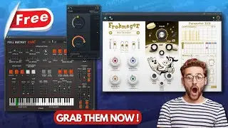 Best 3 New FREE VST Plugins For 2024 | Ohmforce Frohmager, Oxid by full Bucket & Crispy clip lite