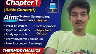Thermodynamics Chapter 1 Basic Concept | System Surrounding Boundary | Thermal Engineering