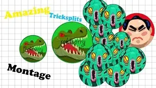 Agar.io  // tricksplit montage !