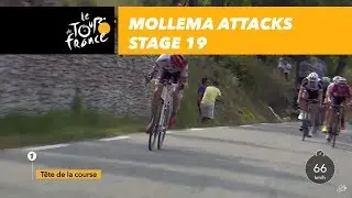 Mollema attacks - Stage 19 - Tour de France 2017