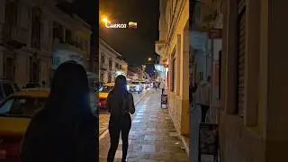 This is Cuenca at night in 2023 #travel #ecuador #cuenca #walking #night