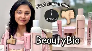 OMG ! BEAUTYBIO Worth It ? ★ First Impressions & Grinch Makeup Removal!