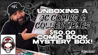 UNBOXING A JC COMICS & COLLECTIBLES $50 COMIC BOOK MYSTERY BOX! THIS BOX IS FIRE!!!